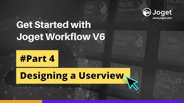 Getting Started with Joget Workflow v6 Part 4 - Designing a Userview