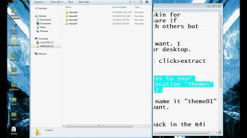 How to change skins/themes on all R4 cards