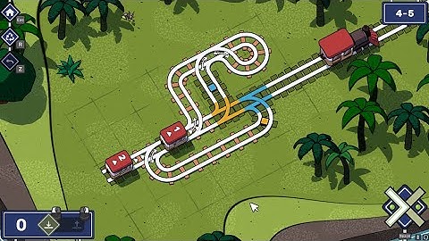 Railbound Level 4-5 unintended solution