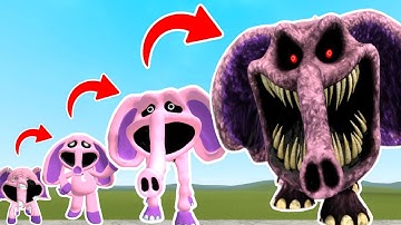 EVOLUTION OF NEW CURSED DUBBA DUBBAPHANT FROWNING SMILING CRITTERS POPPY PLAYTIME 3 In Garry
