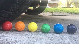 CRUSHING BATH BOMBS AND FLORAL FOAM ( WET Vs DRY AND FROZEN ) By CAR - SATISFYING ASMR