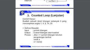 Struktur Kontrol Pengulangan/ Looping (Metode Perancangan Program)