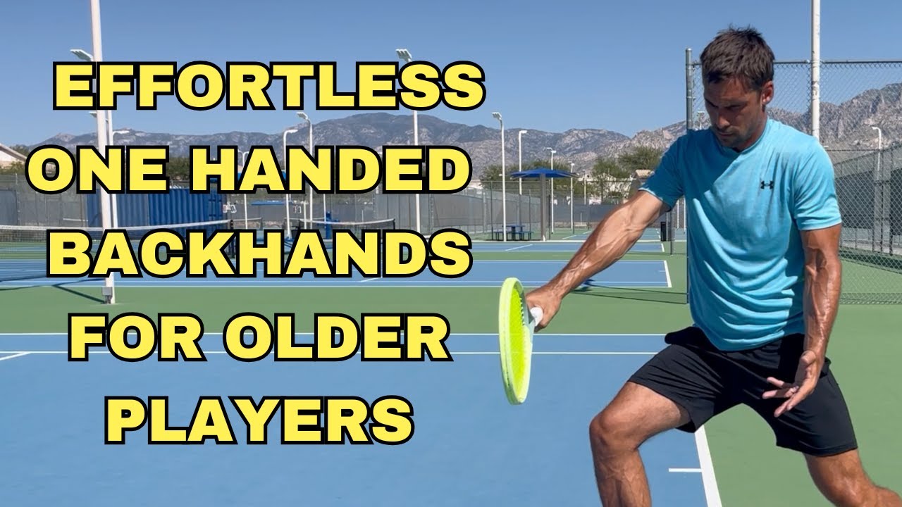 How to hit a smooth effortless one handed backhand! - YouTube