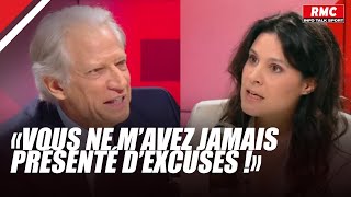 Le ton monte entre Dominique de Villepin et Apolline de Malherbe ! | Apolline Matin