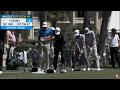 Patrick cantlay  hitting 9 to 3 wedges on the range at harbour town 4k