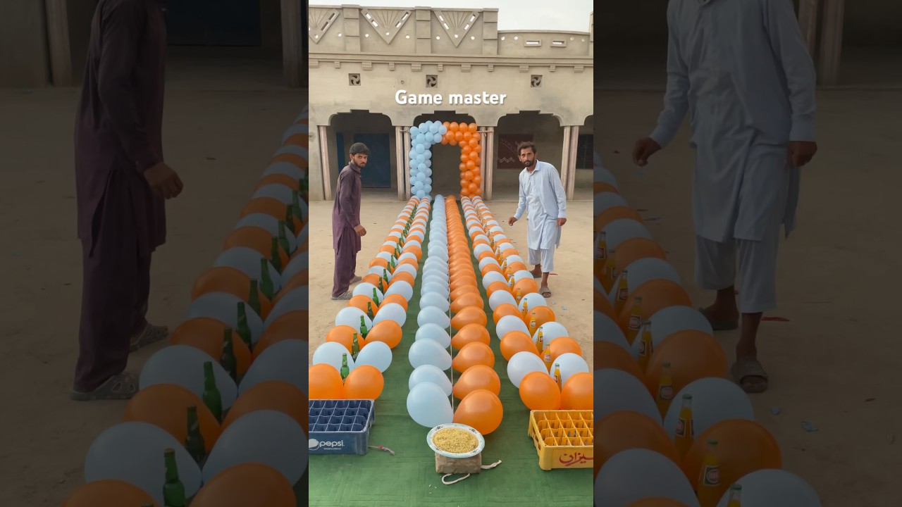 New wonderful ballons bottles game challenge 