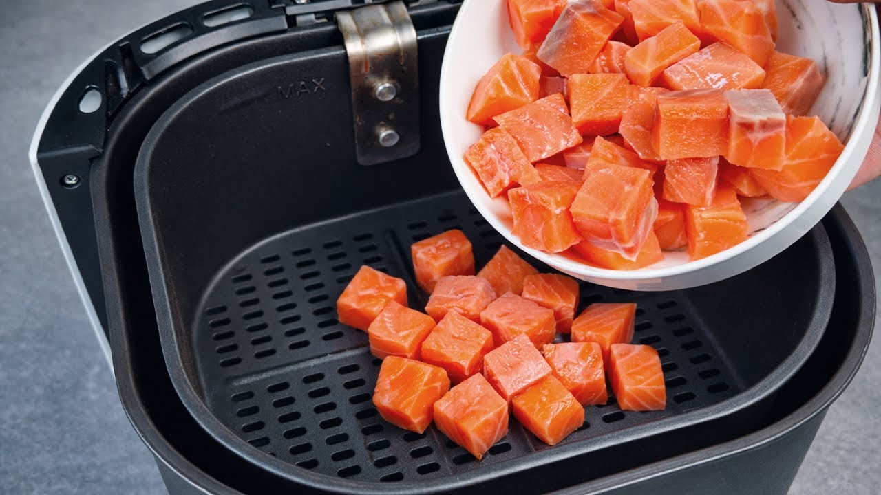 Put Eggs, Salmon & Potatoes in the Air Fryer and THIS Happens… Quick Dinner Recipe!
