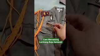 caramemasanglambangpolisikarnavalshorts