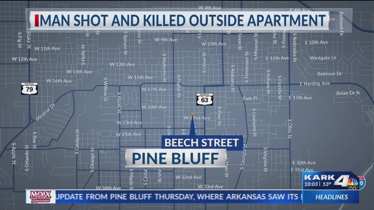 Man dies after shooting at Pine Bluff apartment complex - YouTube