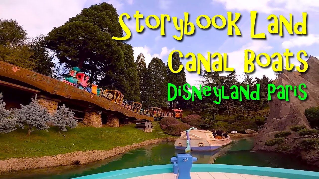 Disneyland Paris Storybook Land Canal Boats On Ride HD POV