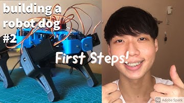 Building a robot dog #2 First Steps, Inverse Kinematics, Full Code