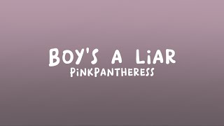 PinkPantheress - Boy's a liar (Lyrics)