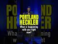 Woman interrupts my show in Portland