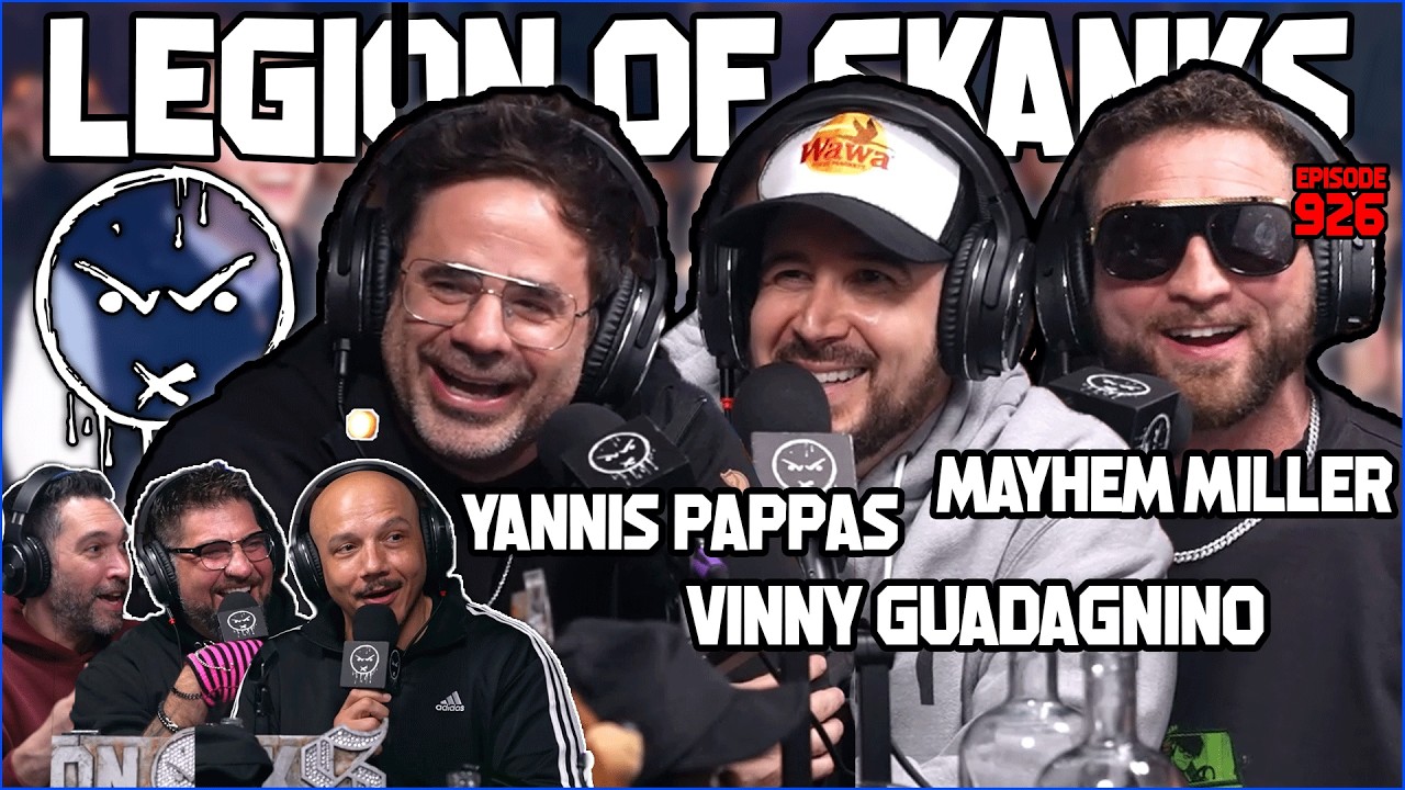 Yannis Pappas, Mayhem Miller, & Vinny Guadagnino - A Saturday At Hunter Mountain - Episode 926