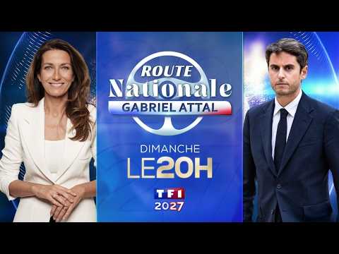2027 Presidential Election - "National Road" with Gabriel Attal on THE 8PM NEWS | TF1 INFO