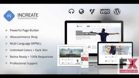 Preview inCreate - Responsive MultiPurpose WordPress Theme T