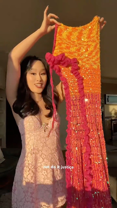 I got the Sunset Crochet Dress 🦋🌅✨ #butterflytop #coachella