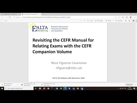 Revisiting the CEFR Manual for Relating Exams with the CEFR Companion Volume