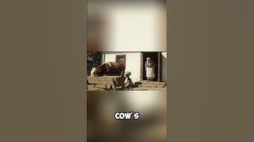 The cow said Not today, alien! 🐄💥👽