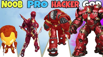 NOOB vs PRO vs HACKER vs GOD in Monster Evolution Run New Update Part 4