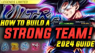 How to Make the STRONGEST TEAM for BEGINNERS 2024! (Dragon Ball Legends)