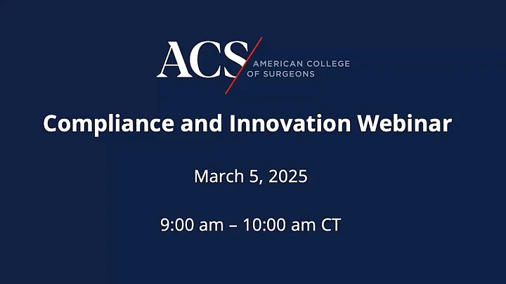 Compliance and Innovation Webinar • March 2025
