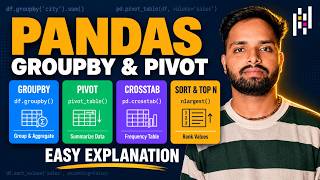 Full Pandas GroupBy, Pivot Table & Crosstab in Hindi | nlargest, nsmallest | Data Science Tutorial Update