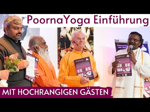 Poorna Yoga Einführung bei Yoga Vidya | mit hochrangigen Gästen