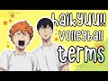 Haikyuu Volleyball Terms EXPLAINED!