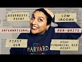 how i ACTUALLY got into harvard: reading my admissions file (international, first gen, low income)