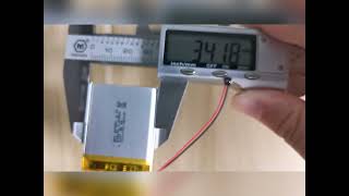 Customized Lipo Battery Ufx 443441 650Mah 3 7V Li-Polymer Battery With Kc Certification