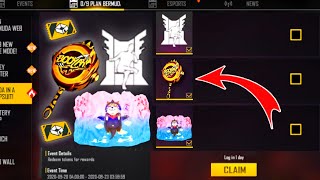 FREE GLOO WALL SKIN AND FREE FF THRONE EMOTE | FREE FIRE NEW EVENT | NEW UPCOMING EVENT FREE FIRE