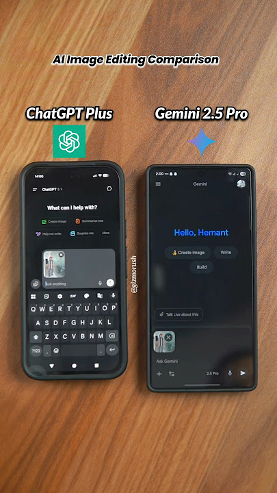 ChatGPT Plus Vs Google Gemini 2.5 Pro AI Image Generator Comparison