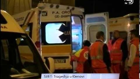 TV KANAL 9, NOVI SAD, Tragedija u Đenovi
