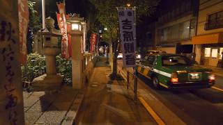 4K・ 【4K】Night walking from Iriya to Yoshiwara and Sumida river