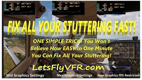 X Plane 12 Frame Rate Good but its STUTTERING? | FIX YOUR FPS | STOP STUTTERING in ANY GAME! #xplane