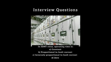 Electrical Protection Interview Questions #shorts #industrialelectrician #electricalengineering