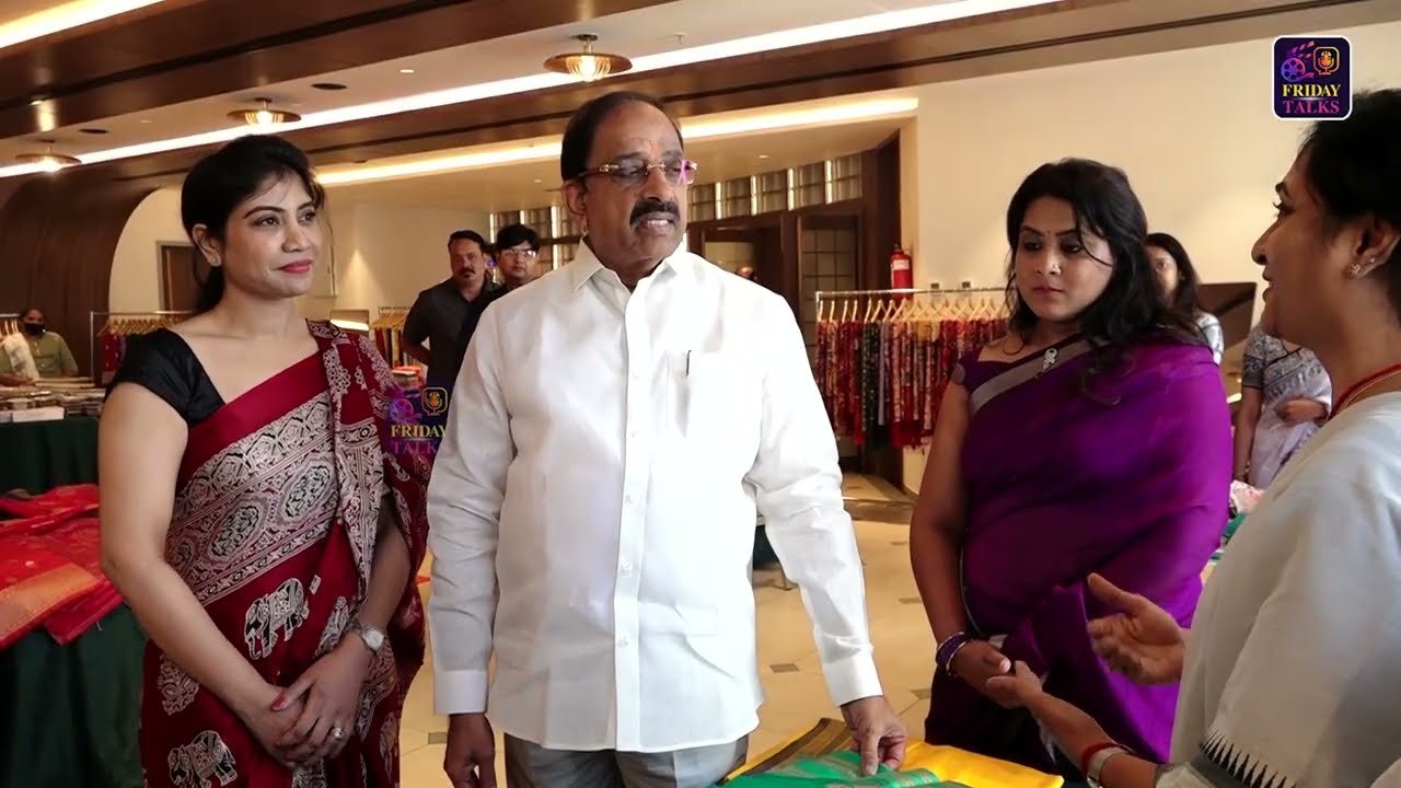 Tummala Nageswara Rao Inaugurates Evwaah – Weavers Hub Exhibition at Firewater | FRIDAY TALKS