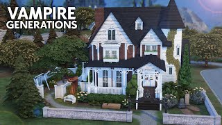 Vampire Family Generations Home // The Sims 4 Speed Build