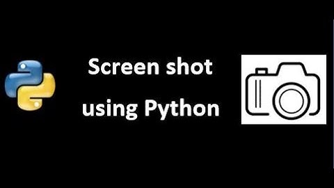 Screenshot using python
