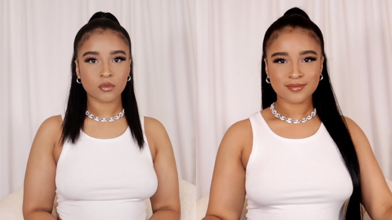 Easy Half Up Half Down with Clip In Extensions Insert Name Here (INH