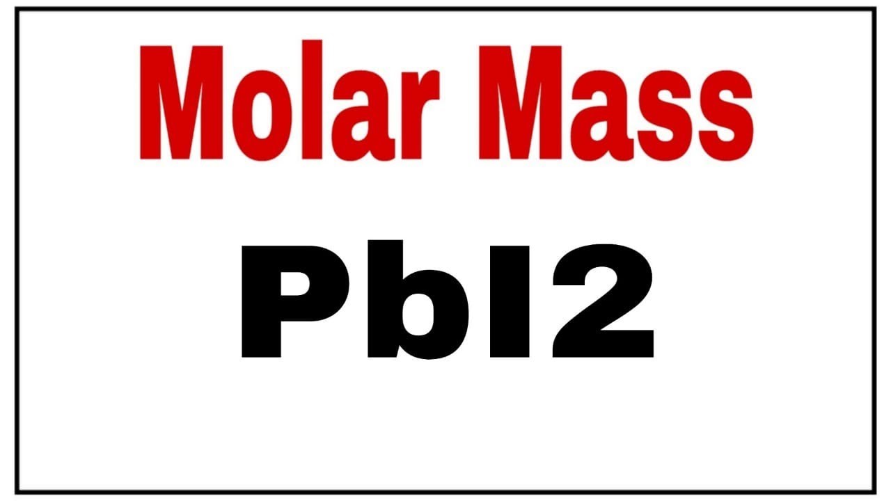 Pbi2 molar mass