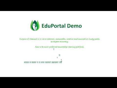 First Step of EduPortal Demo