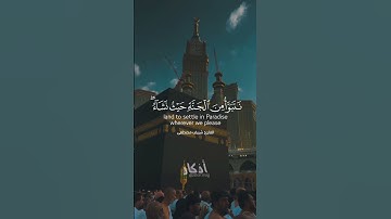 سورة الزمر | آية رقم ٧٤ | القارئ شريف مصطفى | #أذكار #قران_كريم