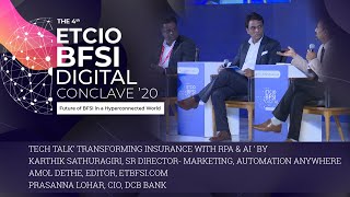 Tech Talk on 'Transforming Insurance with RPA & AI'