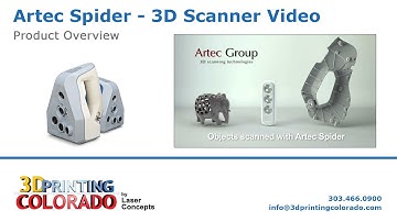 Artec Spider - 3D Scanner demo video