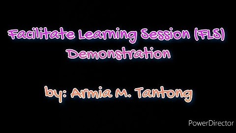 Facilitate Learning Session (FLS Demonstration) for TM1