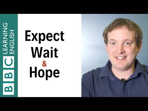 Hope vs expect vs wait: What's the difference? - English In A Minute