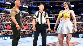 The Rock Attack Indian Female Wrestlers 🇮🇳 WWE Smackdown Highlights Today 12 May 2024