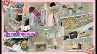 ORGANIZA TU CLOSET, GAVETAS, CARTERAS Y MAS